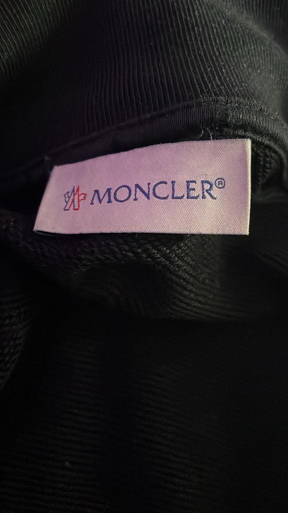 Moncler jas (maat S), Kleding | Heren, Jassen | Winter, Ophalen of Verzenden, Gedragen, Maat 46 (S) of kleiner, Zwart