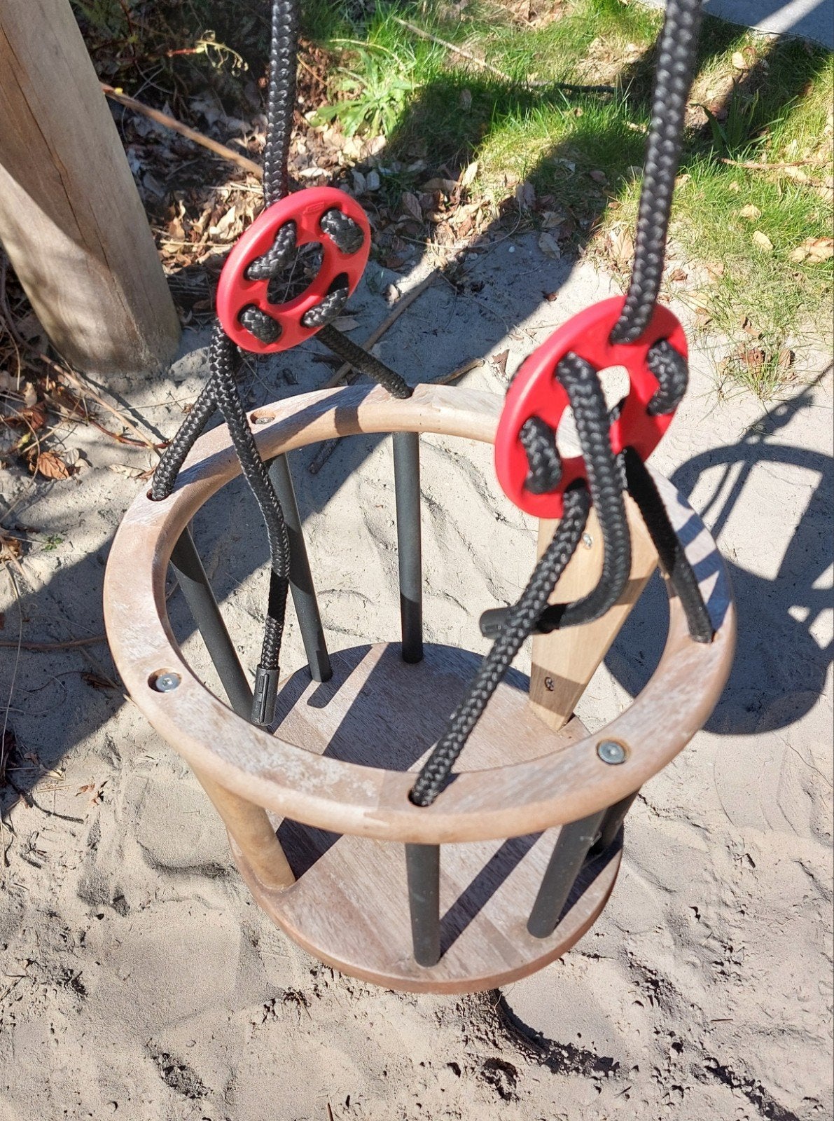 IKEA Houten babyschommel, Ophalen of Verzenden, Gebruikt, Schommel