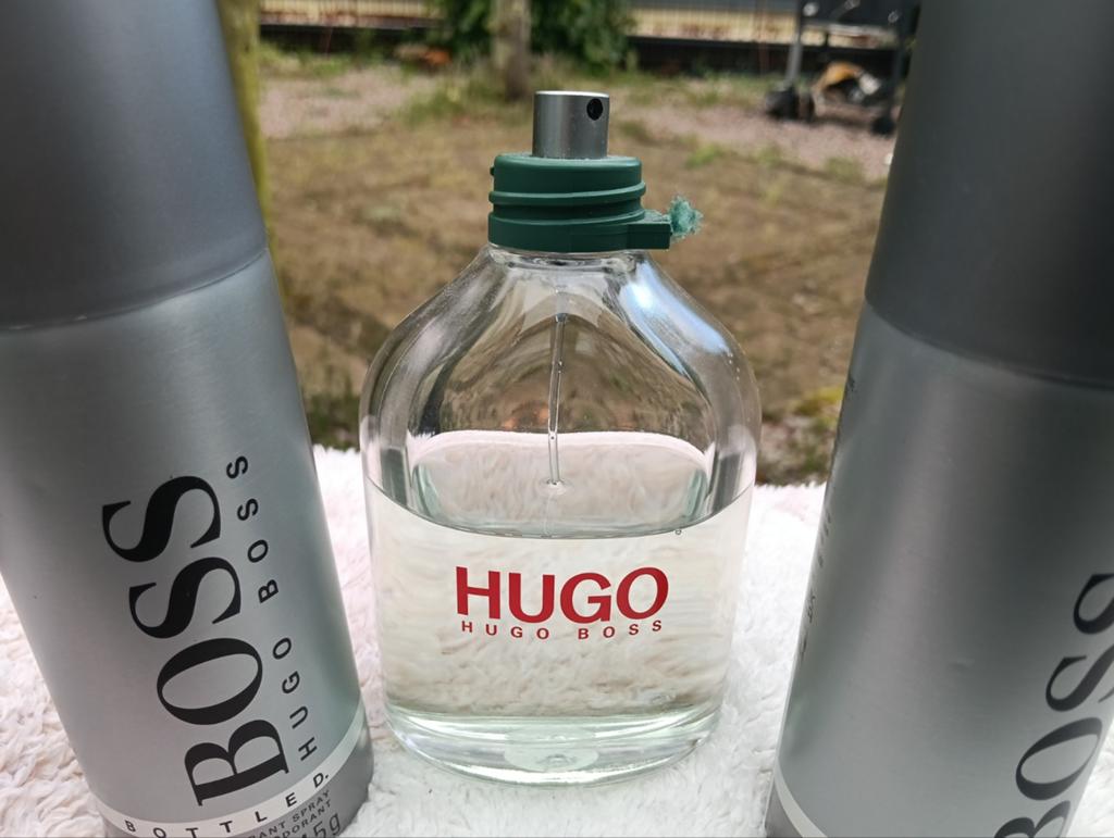 Hugo Boss parfum 150ml en 2x deodorant set, Ophalen of Verzenden, Nieuw
