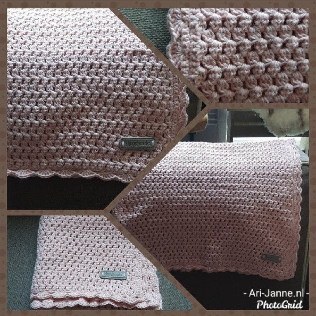 NIEUW! Babydekentje, deken, plaid, sprei, kleed, handmade, Nieuw, Ophalen of Verzenden, Handgemaakt, Gemaalweg 12b Rutten