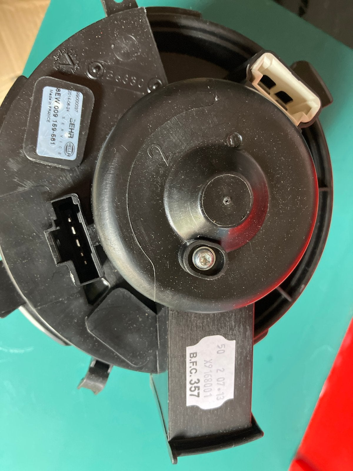 Interieurventilator Peugeot 206 (T1) - BEHR HELLA, Auto-onderdelen, Ophalen of Verzenden, Gebruikt, Peugeot