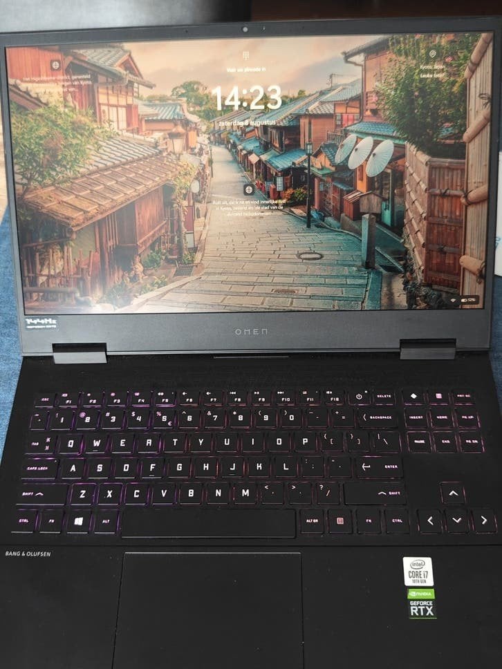 HP Omen 15-ek0740nd Gaming Laptop- i7-10750H - RTX 2070, Met videokaart, Ophalen of Verzenden, Zo goed als nieuw, HP