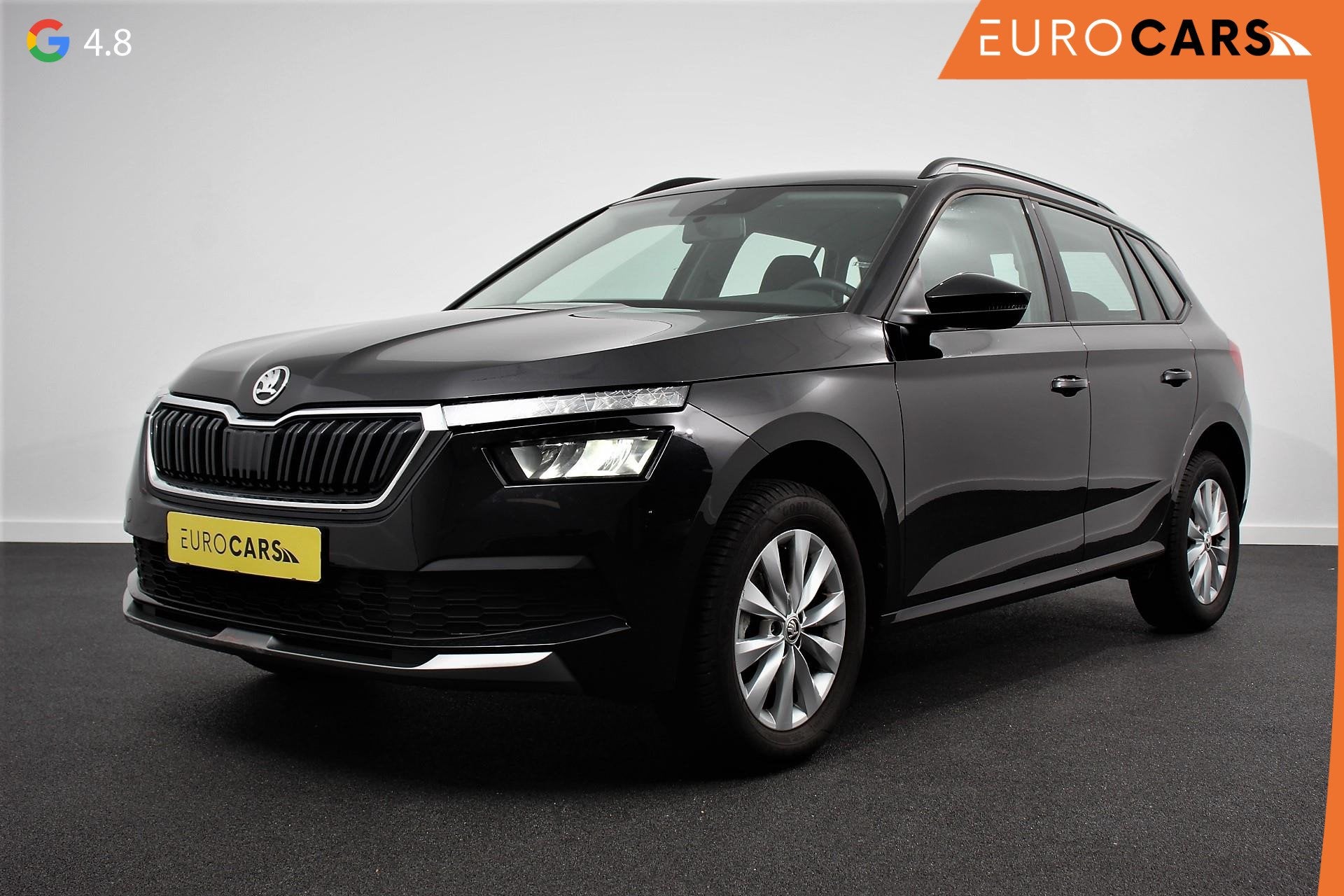 Skoda Kamiq 1.0 TSI 110pk Ambition Airco Led Cruise Control, Voorwielaandrijving, Stof, Gebruikt, 620 kg