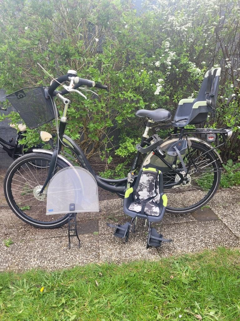 Moederfiets Sparta, Ophalen, 2 zitjes, Gebruikt, Sparta