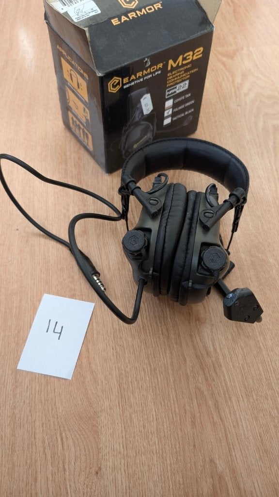 Earmor M32 tactical headset – Foliage Green, Ophalen of Verzenden, Gebruikt