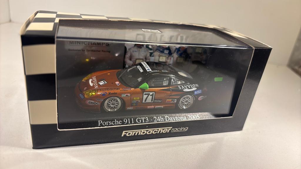Porsche 911 gt3 daytona 2005 minichamps 1.43, Auto, Ophalen of Verzenden, MiniChamps, A