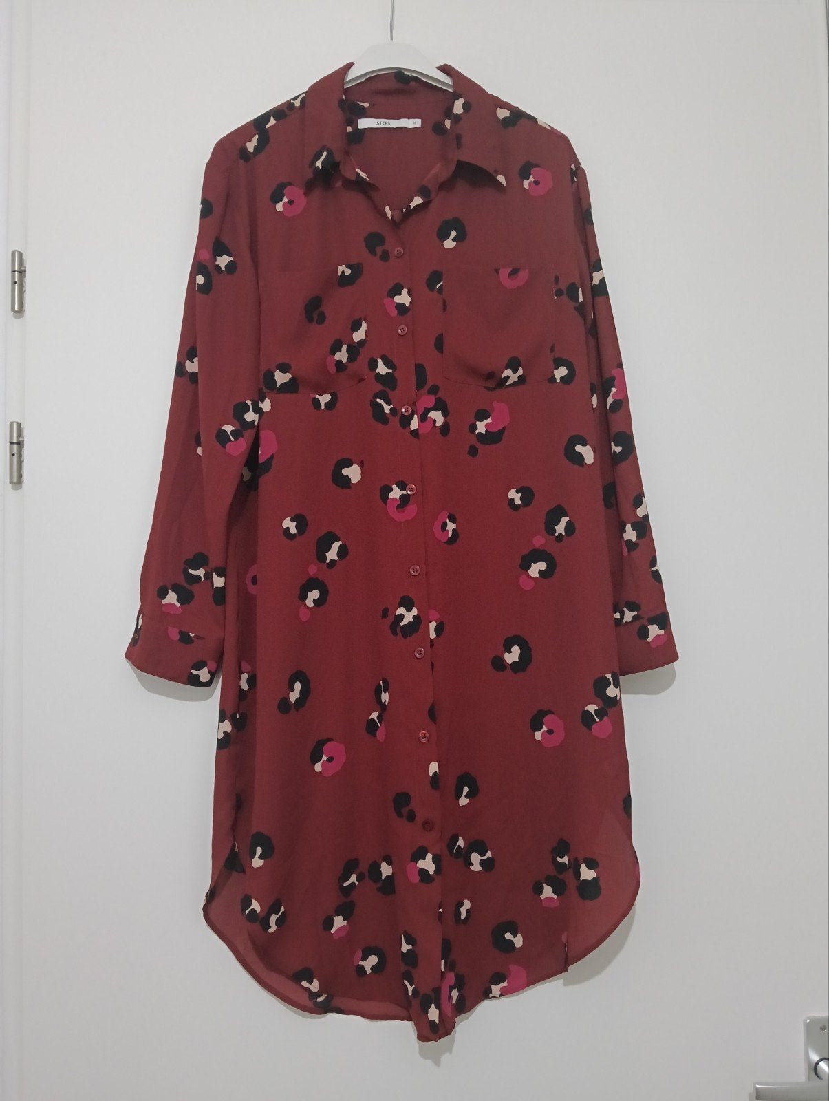 Steps blousejurk maat 42 met trendy dierenprint, Kleding | Dames, Meerkleurig, Maat 42/44 (L), Ophalen of Verzenden, Zo goed als nieuw