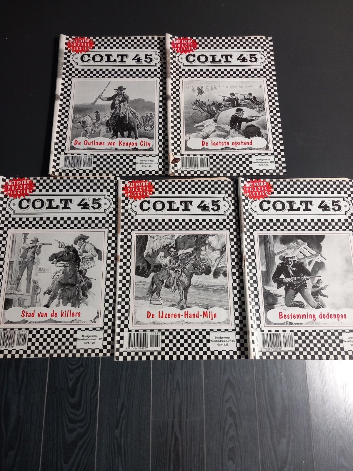 Colt 45 Westerns romans - Set 5 delen, Complete serie of reeks, Ophalen of Verzenden, Zo goed als nieuw