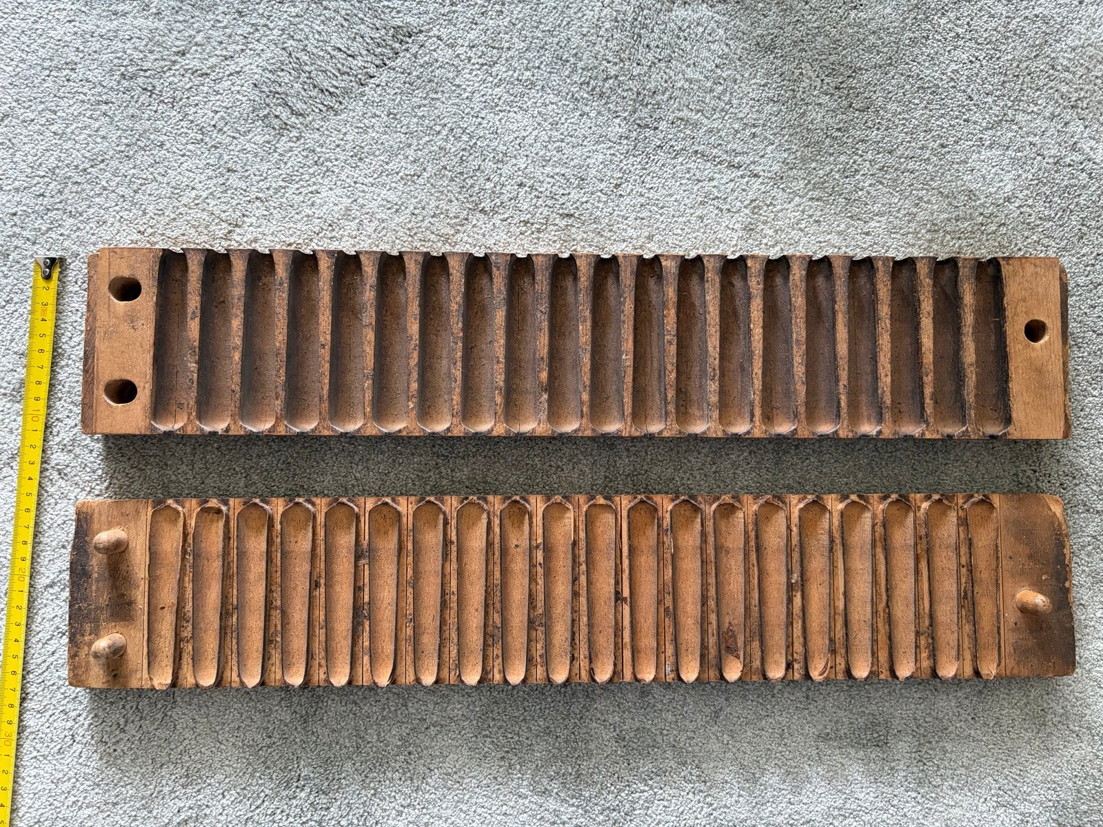 Antieke houten sigarenmal Karl Hart Schwetzingen nr. 37977, Ophalen of Verzenden