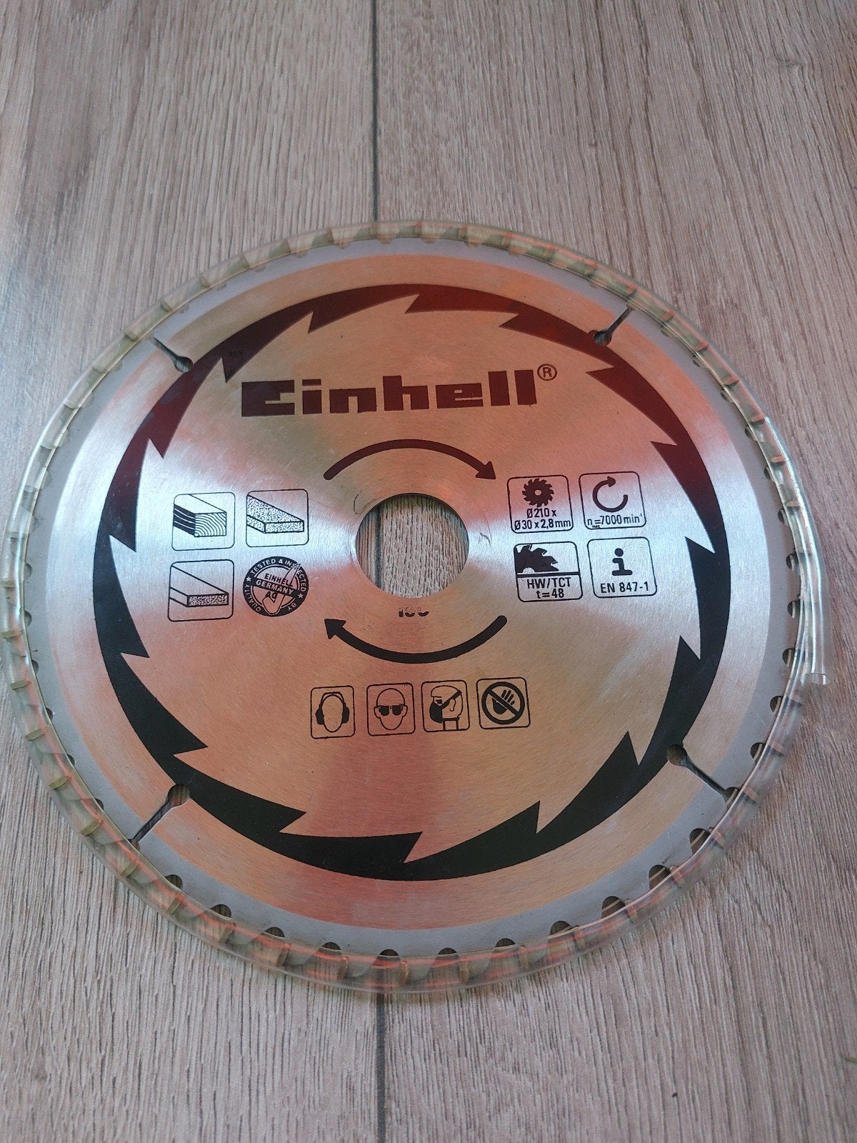 Einhell Cirkelzaagblad HM 210 x 30 mm T=60, Ophalen of Verzenden, Nieuw, Cirkelzaag, Einhell