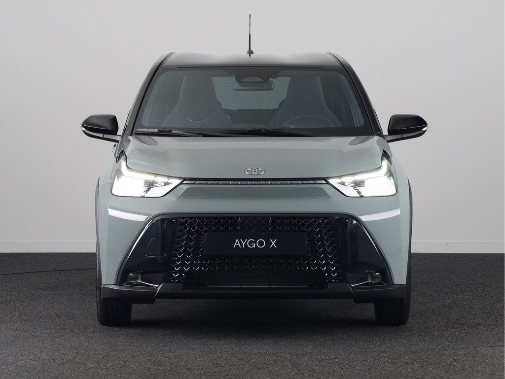 Toyota Aygo X Hybrid 115 pulse + Easy Pack | Keyless Entry |, Stof, Zwart, 4 stoelen, 116 pk