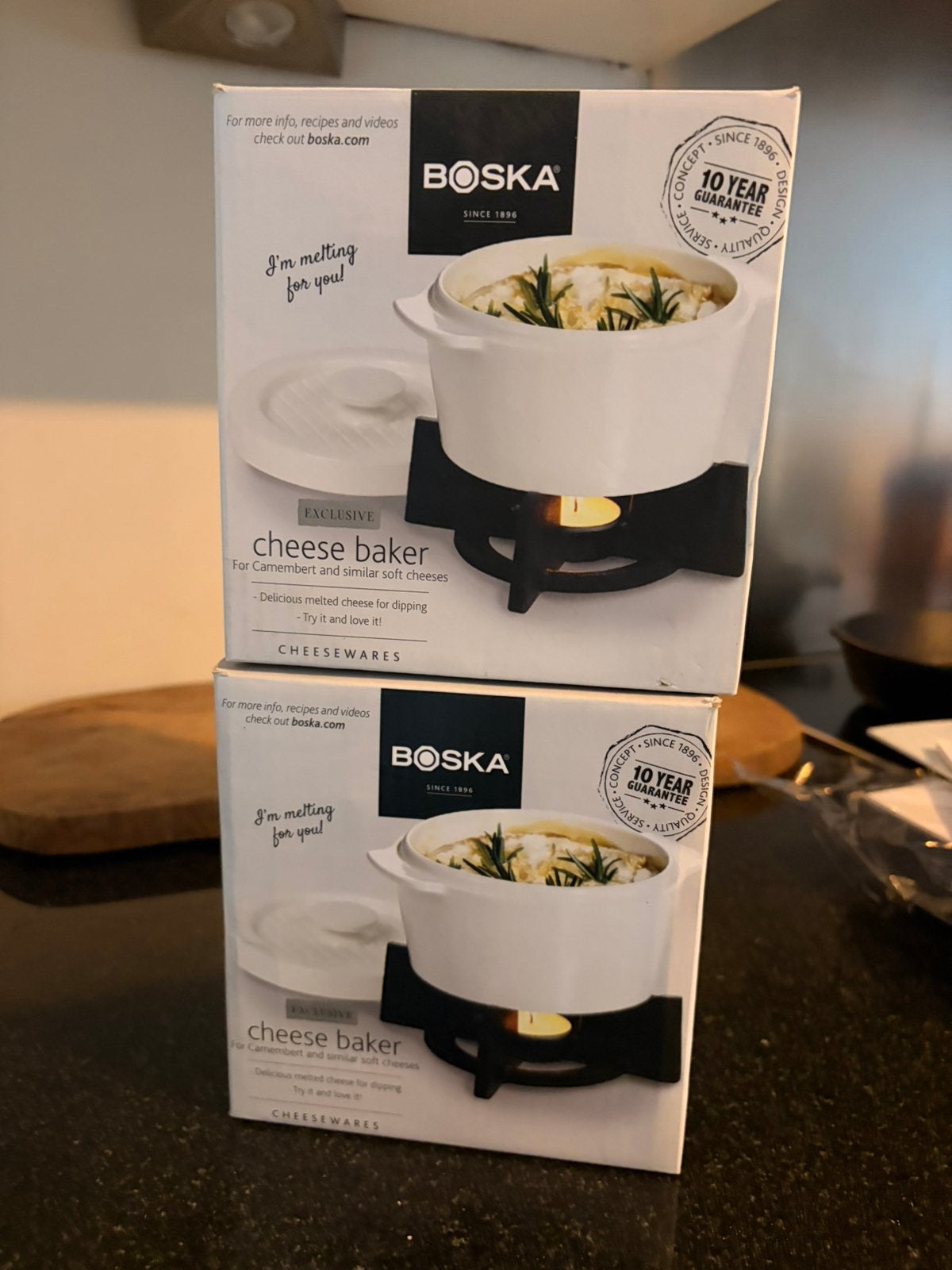 Boska Cheese Baker (x2), Ophalen of Verzenden, Zo goed als nieuw, Fondueset