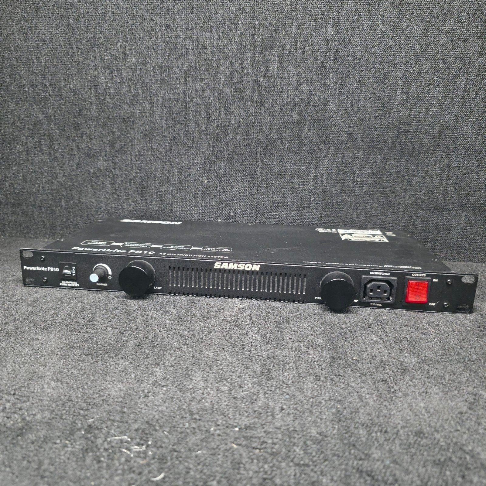 SAMSON stroomblok / racklight 19 inch, Ophalen of Verzenden