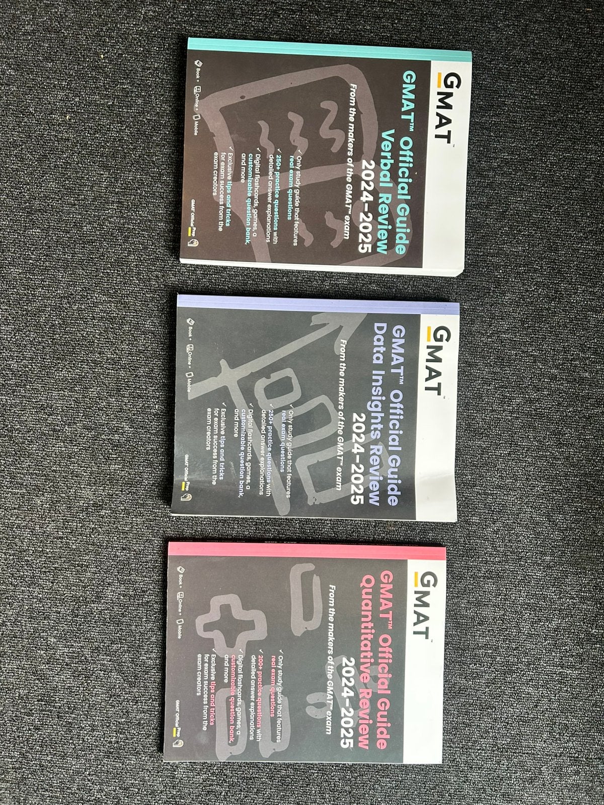 GMAT Official Guide Review Set 2024–2025, Ophalen of Verzenden, Zo goed als nieuw, Overige niveaus
