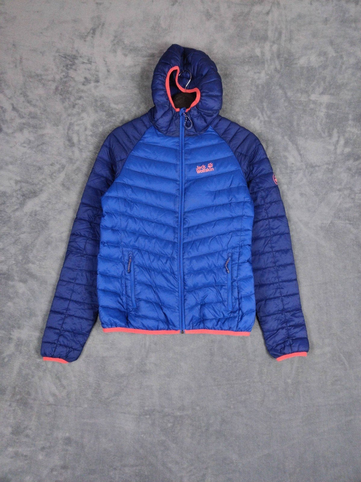 Jack Wolfskin Dons Winter Jas S 700 down Blauw Gewatteerd, Blauw, ., Ophalen of Verzenden, Zo goed als nieuw
