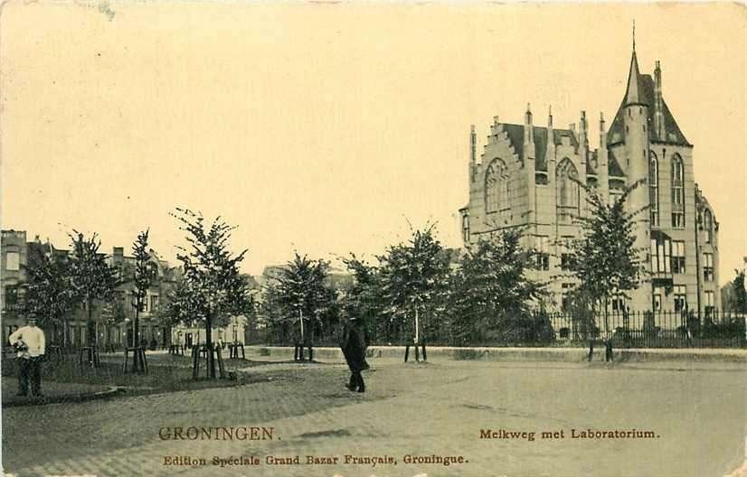 377-339-013 Groningen Laboratorium Melkweg, Verzenden, Voor 1920, Groningen
