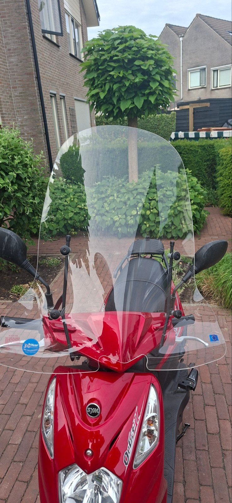 Windscherm scooter, Ophalen of Verzenden, Zo goed als nieuw, Overige typen, Overige merken