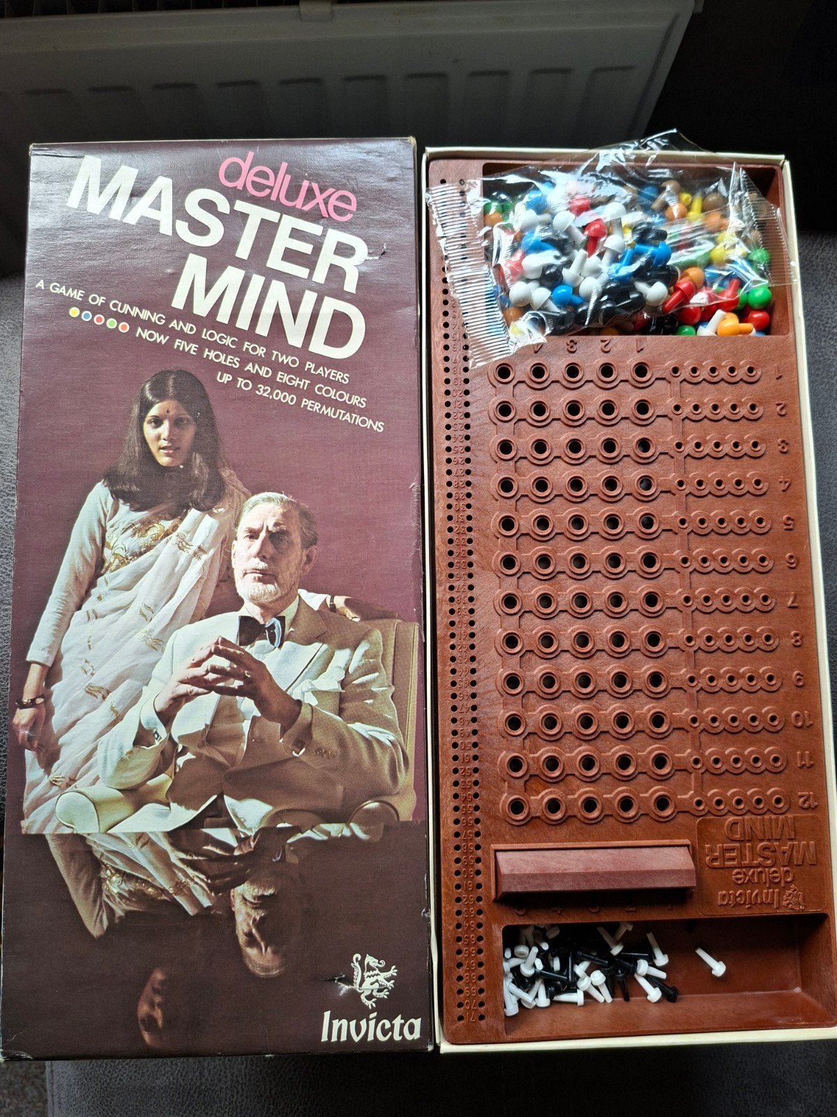 Mastermind 5 kleuren, Hobby en Vrije tijd, Gezelschapsspellen | Bordspellen, Een of twee spelers, Ophalen, Gebruikt