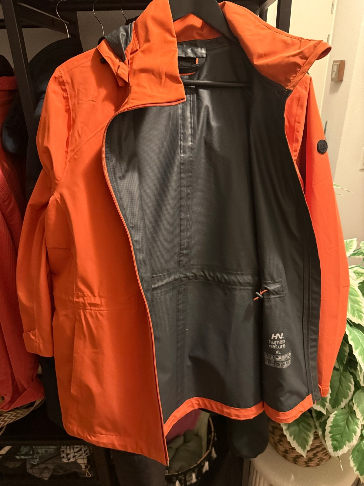 Heren regenjas Human Nature, maat XL, in goede staat, Ophalen of Verzenden, Gedragen, Maat 56/58 (XL), Oranje