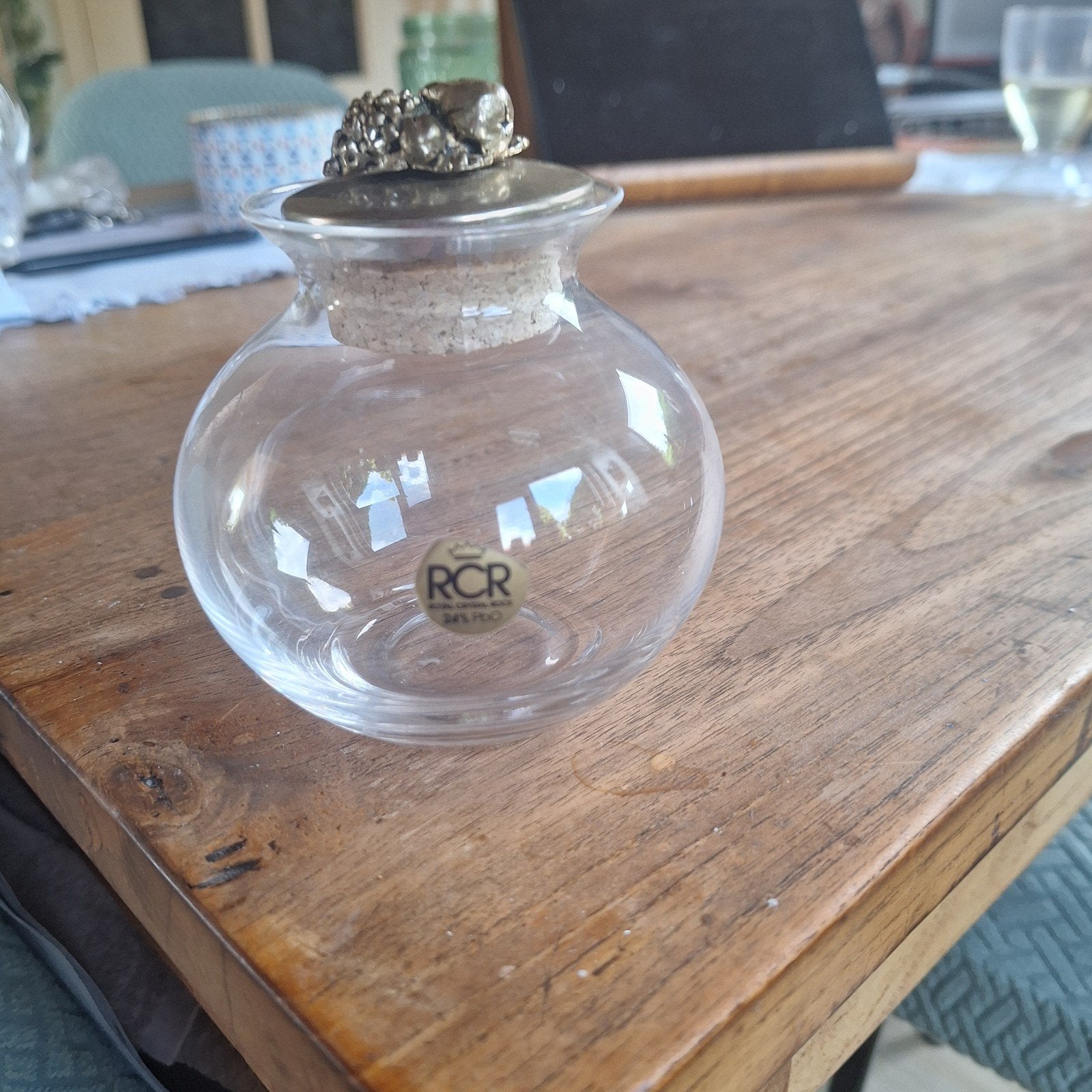 Leuke glazen pot met deksel - RCR Royal Crystal Rock, Ophalen