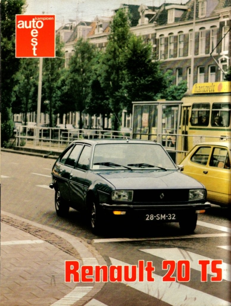 Autokampioen dubbeltest Renault 20 TS en 20 TS Automaat, Ophalen of Verzenden, Gelezen, Renault