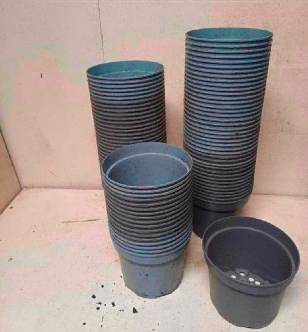 kweekpotten plantenpotten bloempotten 2 liter, Kunststof, Gebruikt, Rond, Ophalen of Verzenden