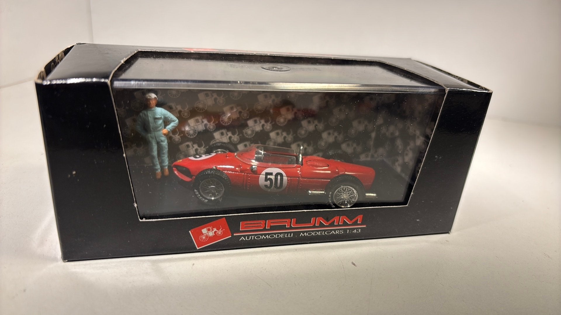 F1 ferrari 156 pistop 1961 brumm 1.43, Overige merken, Auto, Ophalen of Verzenden, A