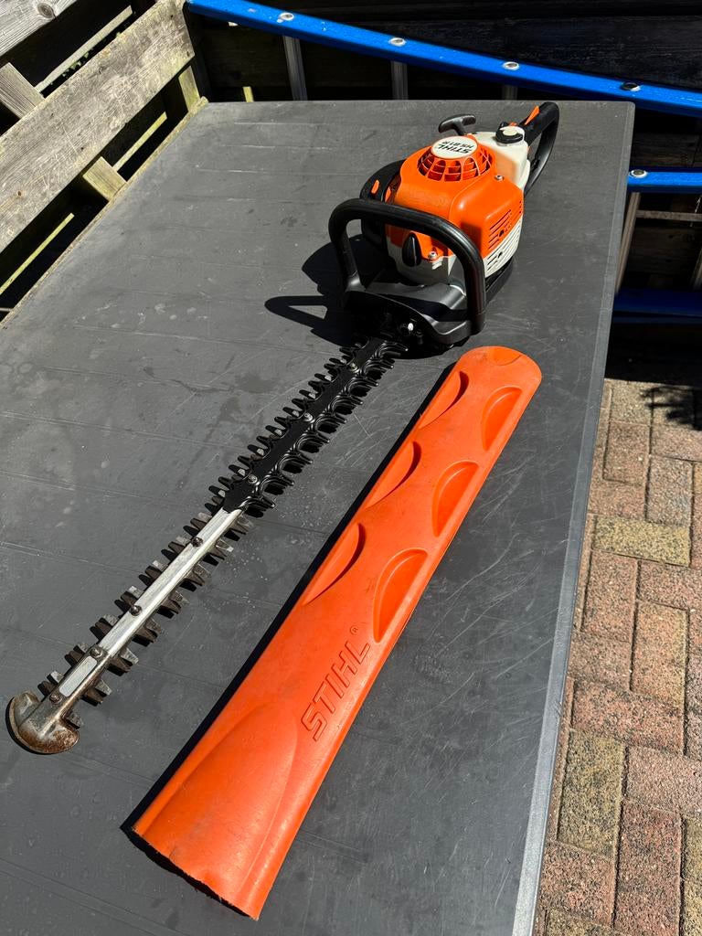 Sterke onderhouden Stihl Heggenschaar , perfect en klaar ., Ophalen of Verzenden, Zo goed als nieuw, Benzine