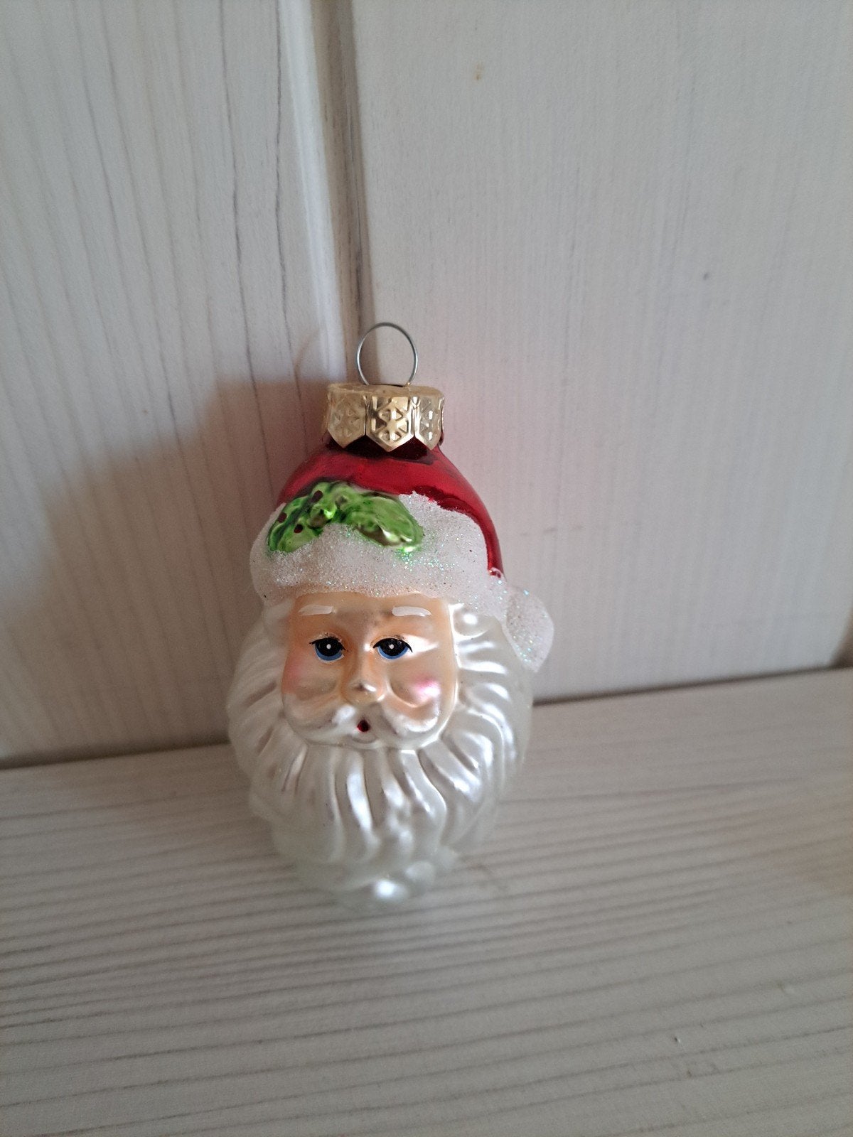 kerstman hoofd kerstbal, Diversen, Kerst, Ophalen of Verzenden