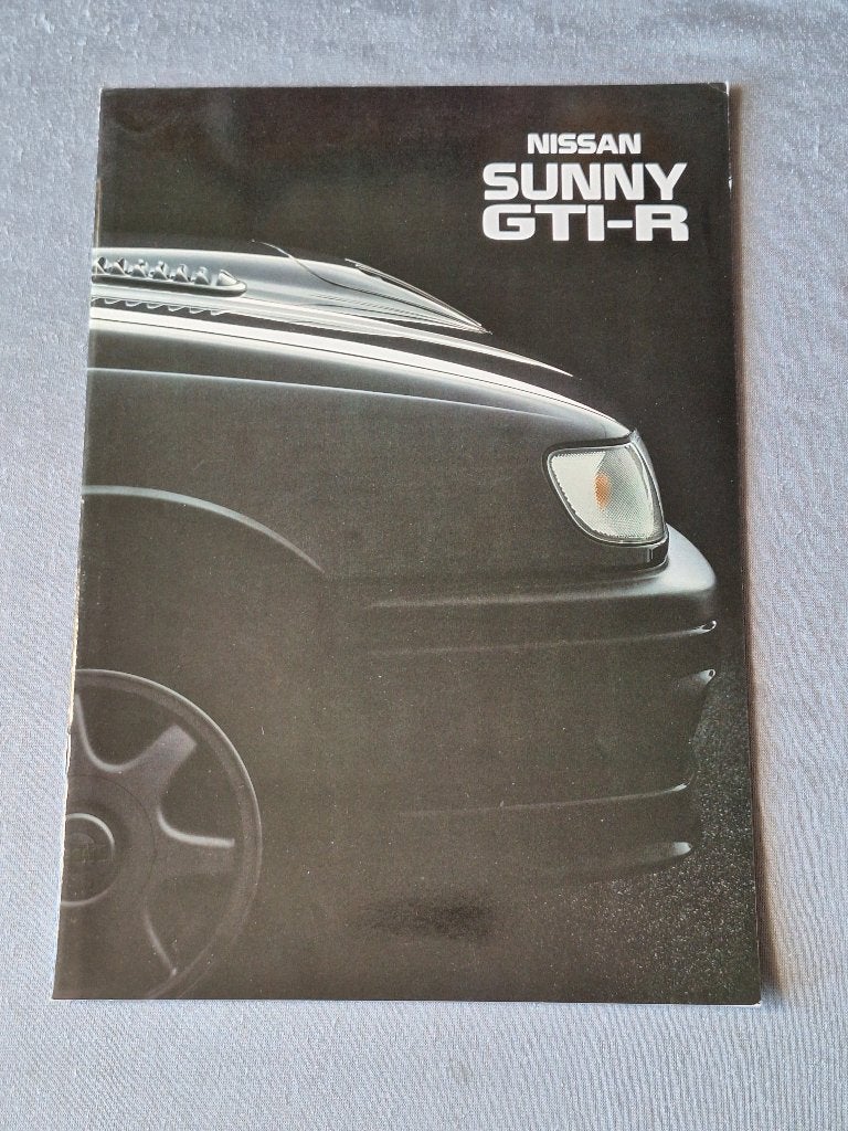 Brochure NISSAN SUNNY GTI-R - 1991 Engels, Verzenden, Zo goed als nieuw, Nissan