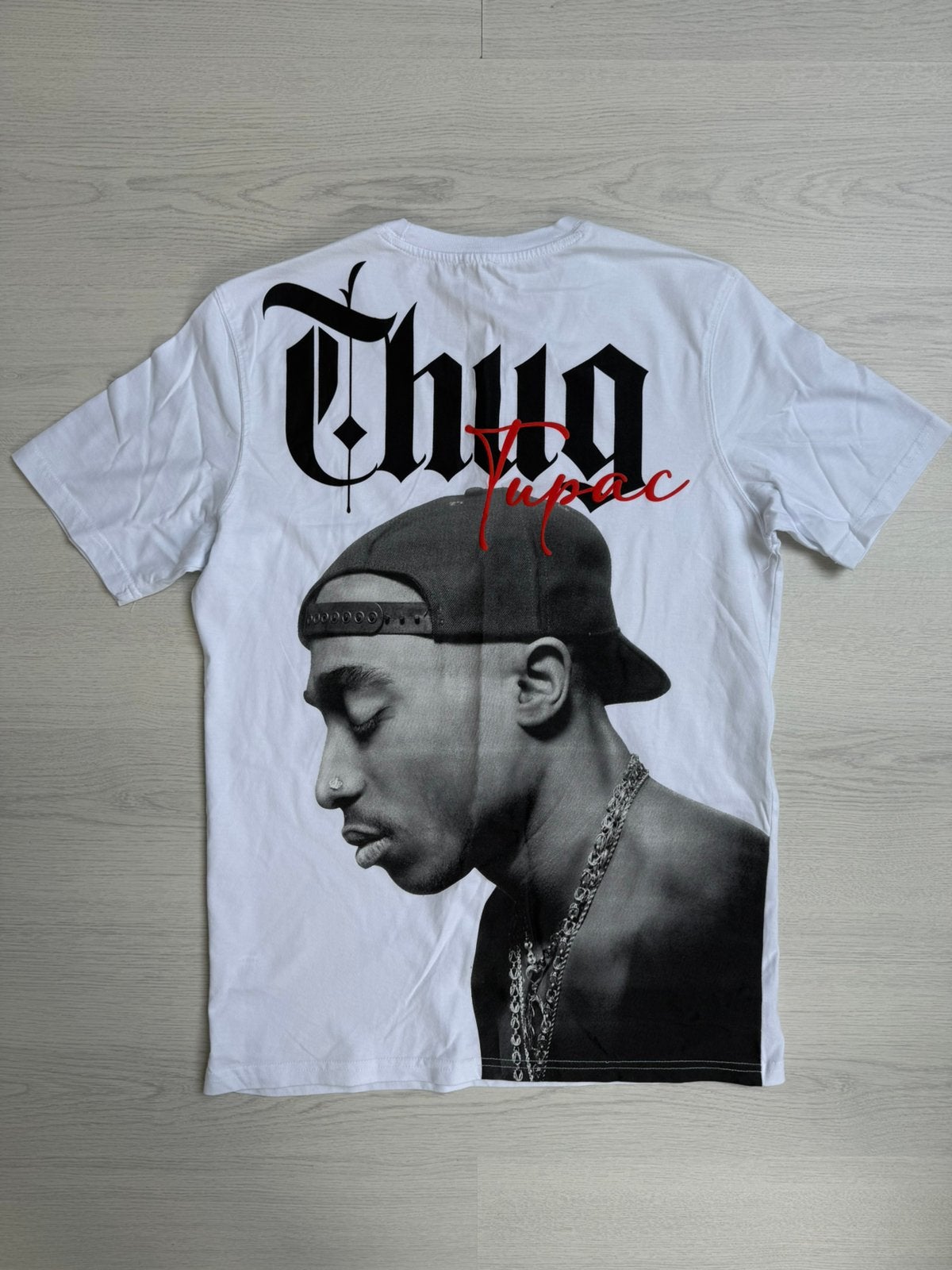 Tupac shirt, Ophalen, Nieuw, Wit