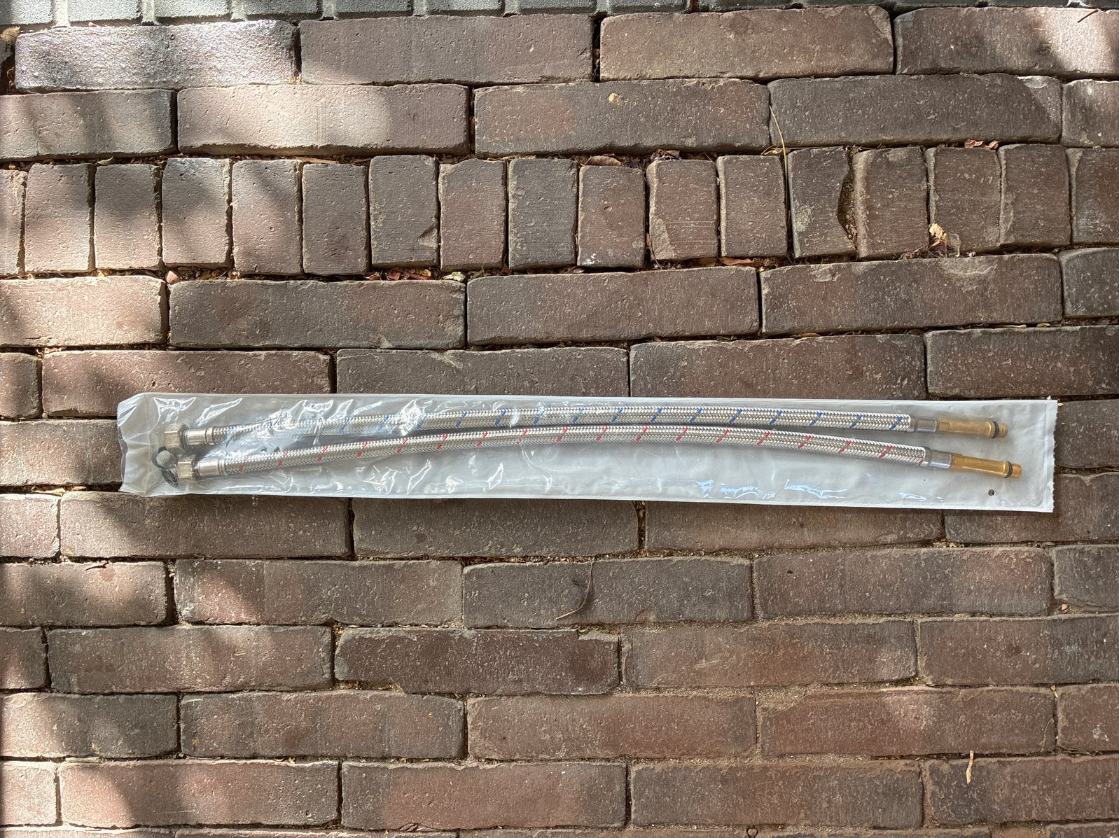 2x Flexibele waterleidingen warm/koud water, Ophalen, Nieuw, Rvs, Overige typen