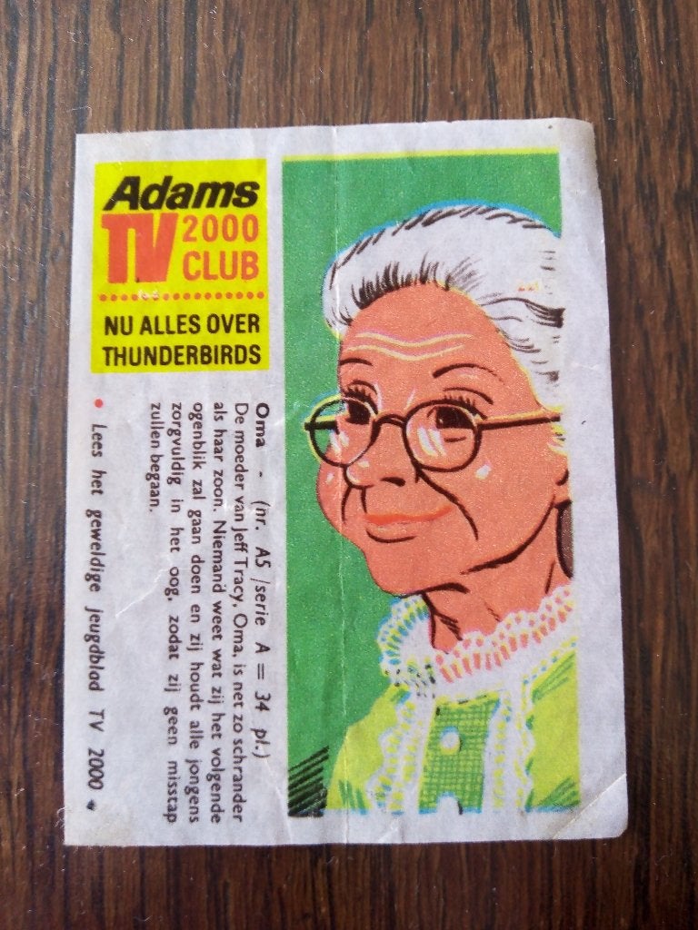 thunderbirds nr.A.-5* *1966* adams tv 2000 club -oma adams, Alle leeftijden, Ophalen of Verzenden, Gebruikt, Science Fiction en Fantasy
