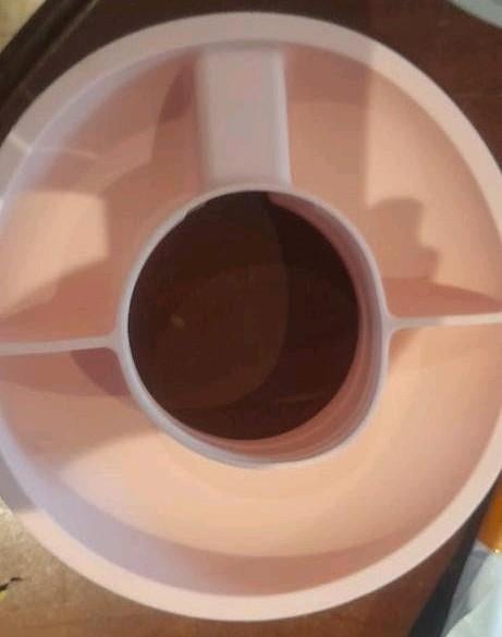 Roze snack bowl voor Stanley Cup van 30oz met deksel, Ophalen, Nieuw, Bak of Kom