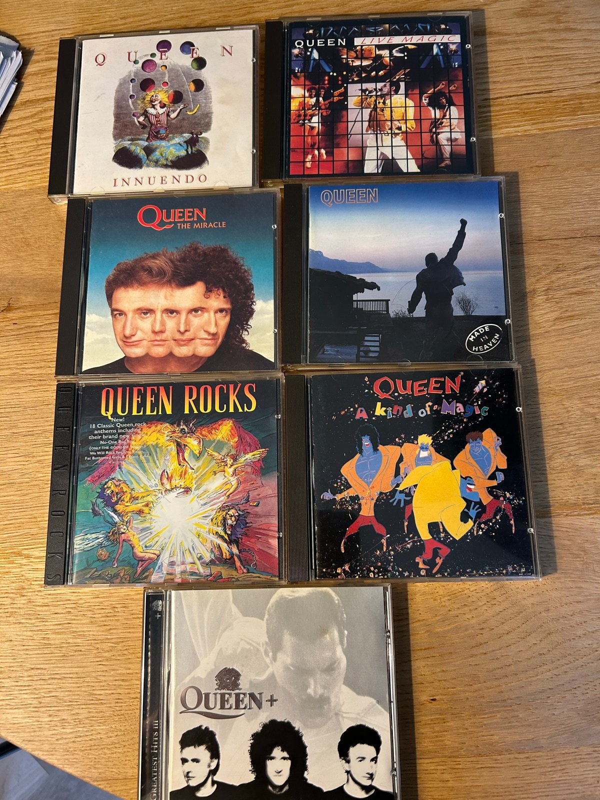 Queen CD collectie - 7 albums, Ophalen of Verzenden, Gebruikt, Classic Rock, Album