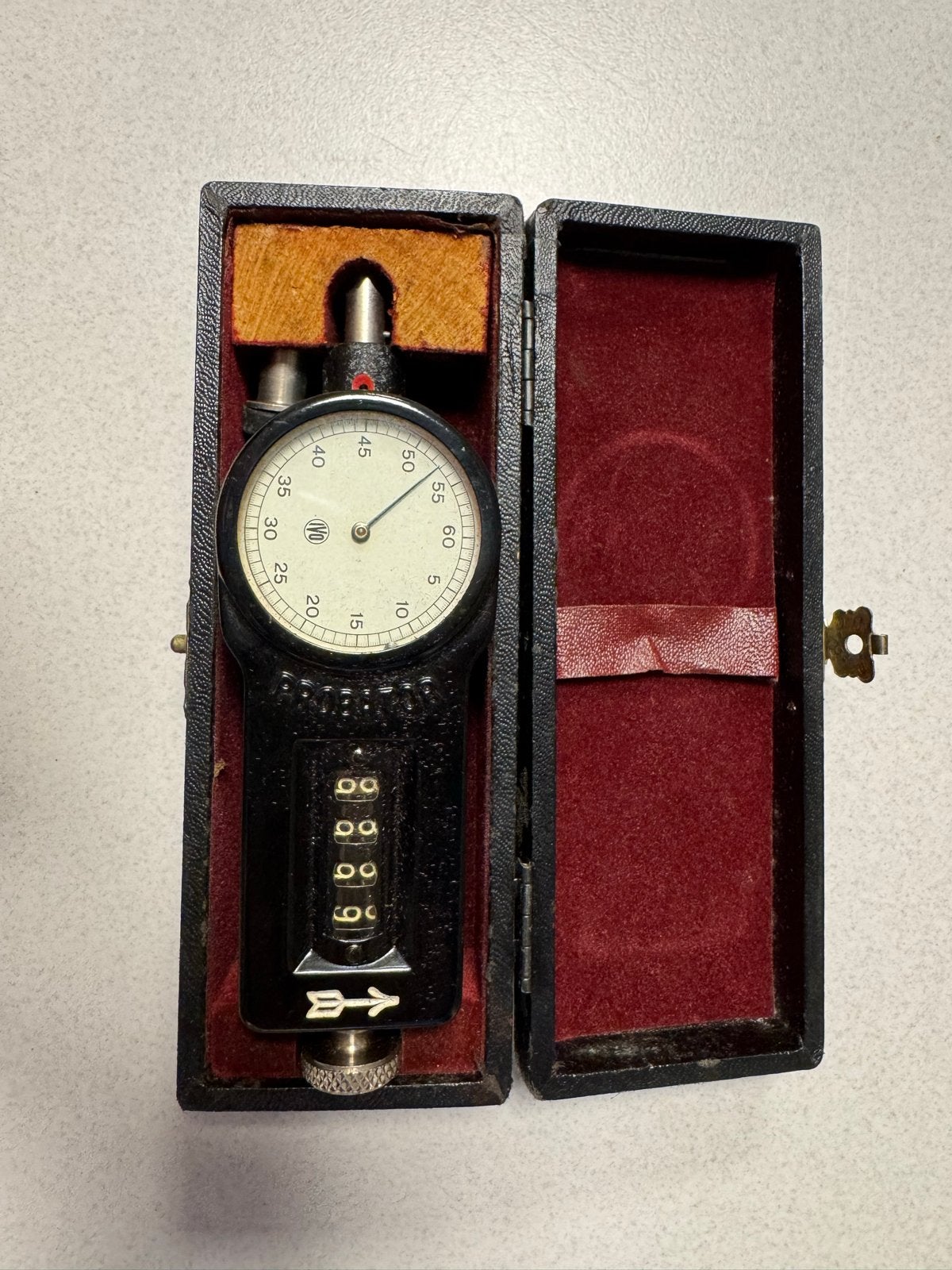 Vintage Mechanisce probator Toerenteller, Ophalen of Verzenden