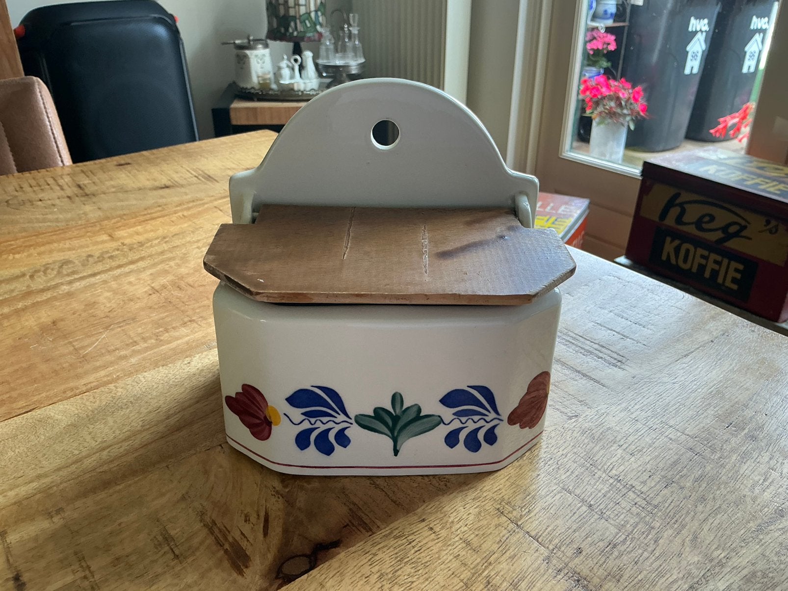 Boerenbont zoutpot, Ophalen of Verzenden