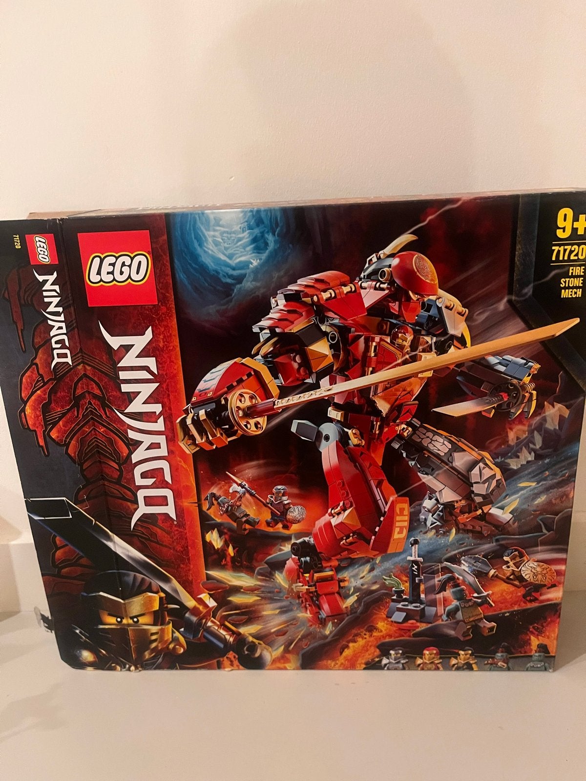 LEGO Ninjago 71720 Vuursteen Mech met minifiguren, Gebruikt, Lego, Ophalen of Verzenden, Inclusief doos