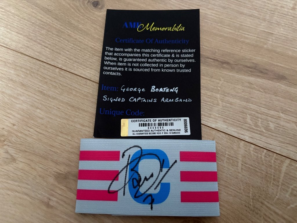 Gesigneerde aanvoerdersband George Boateng + COA, Ophalen of Verzenden, Zo goed als nieuw, Feyenoord, Shirt