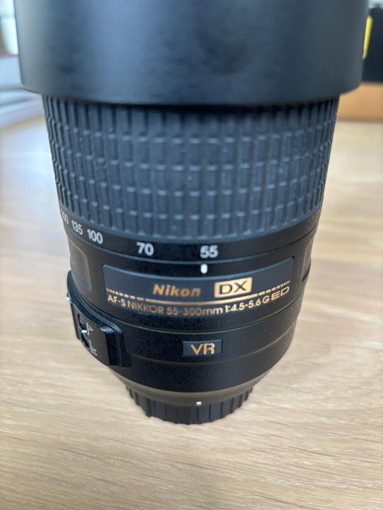Nikon AF-S Nikkor 55-300mm f/4.5-5.6G ED VR Lens, Ophalen of Verzenden, Gebruikt, Telelens, Zoom