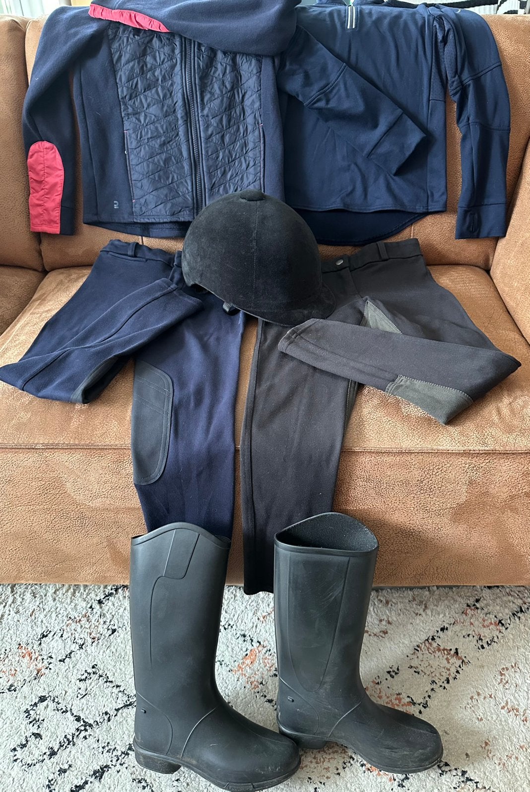 Paardrij startset voor 7-9 jaar, Dieren en Toebehoren, Paardrijkleding, Ophalen, Kinderen, Overige typen, Zo goed als nieuw