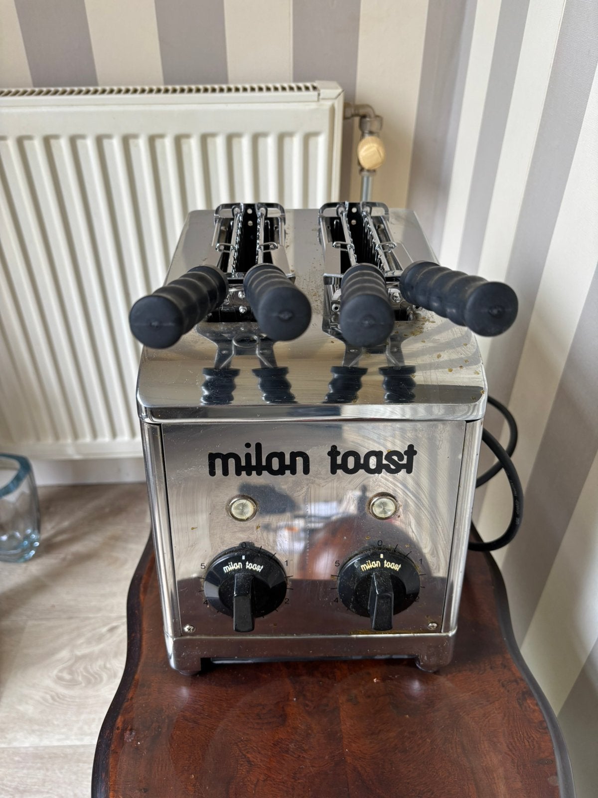 Milan tosti apparaat / brood rooster, Ophalen, Gebruikt