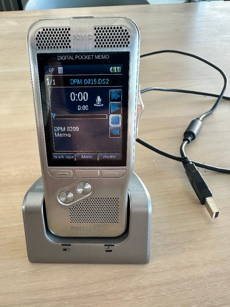 philips pocket dicteerapparaat, Ophalen, Overige typen
