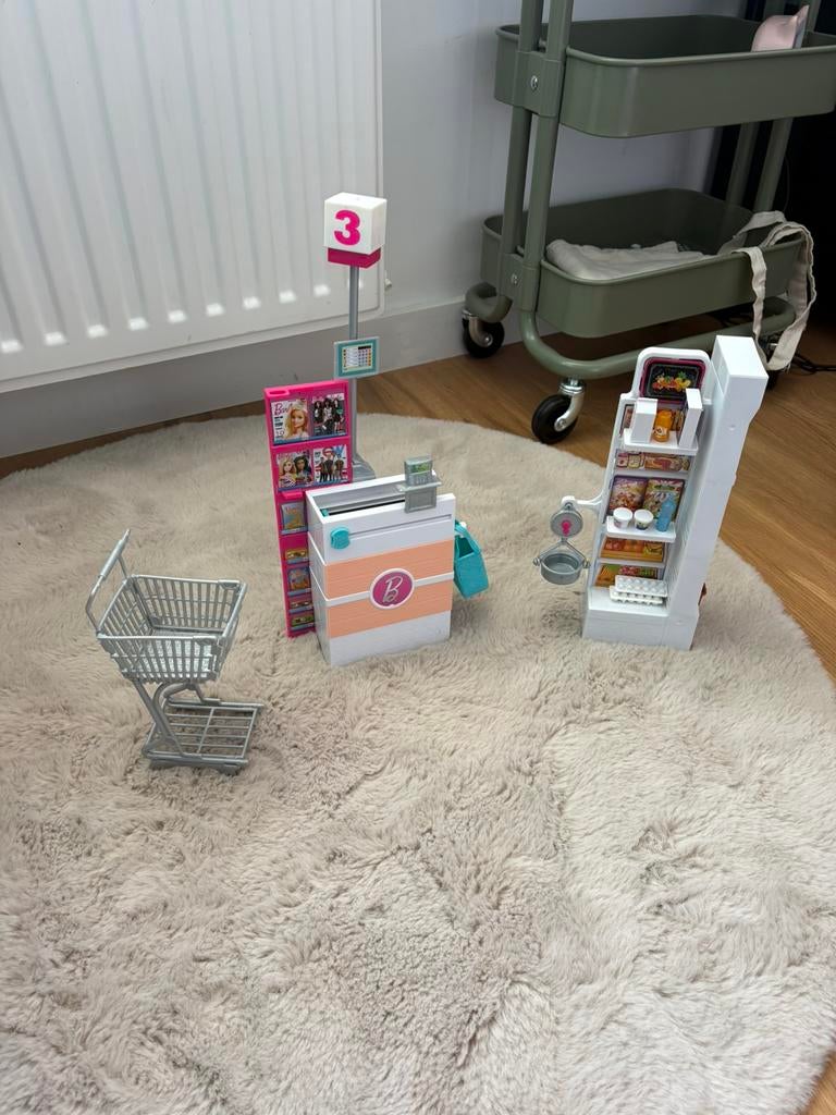 Winkel van barbie, Kinderen en Baby's, Speelgoed | Poppenhuizen, Ophalen, Gebruikt, Toebehoren