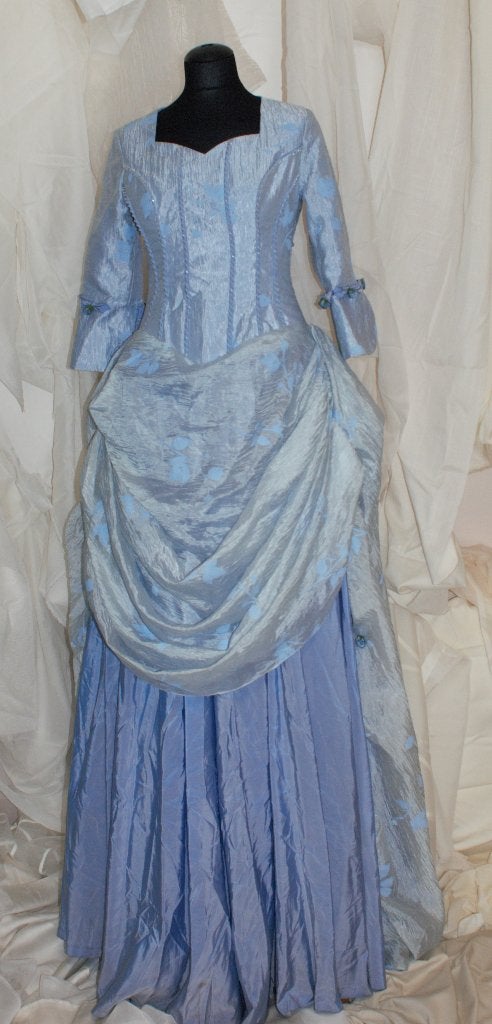 Elegante lichtblauwe fantasyjurk van Safa, maat 40, Maat 38/40 (M), Overige typen, Blauw, Ophalen of Verzenden
