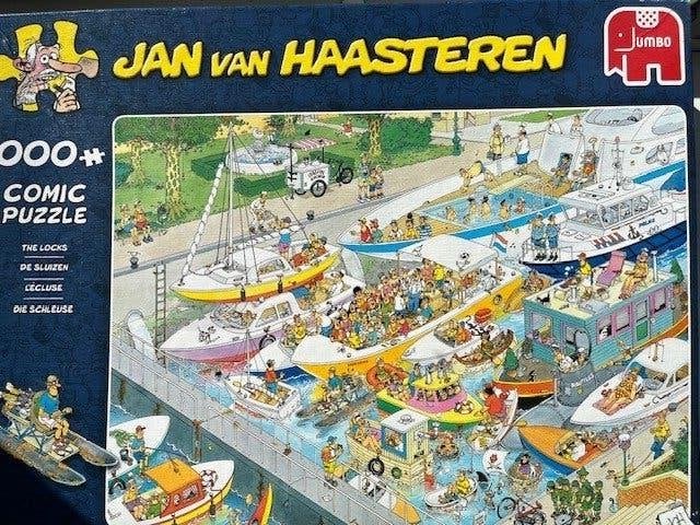 Foto 11 van GERESERVEERD Jan van Haasteren puzzels 1000 stukjes