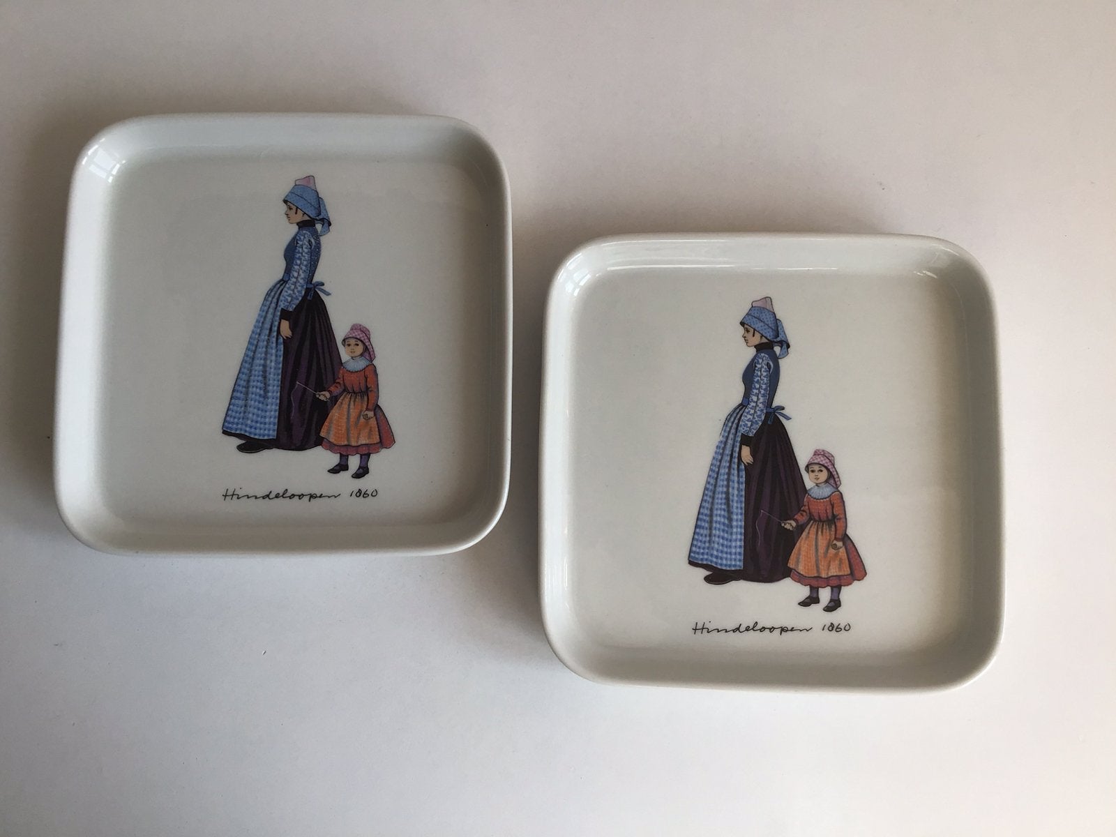 2x gebaksbordje bord Hindeloopen 1860 Villeroy & Boch, Nieuw, Ophalen of Verzenden, Bord(en), Porselein
