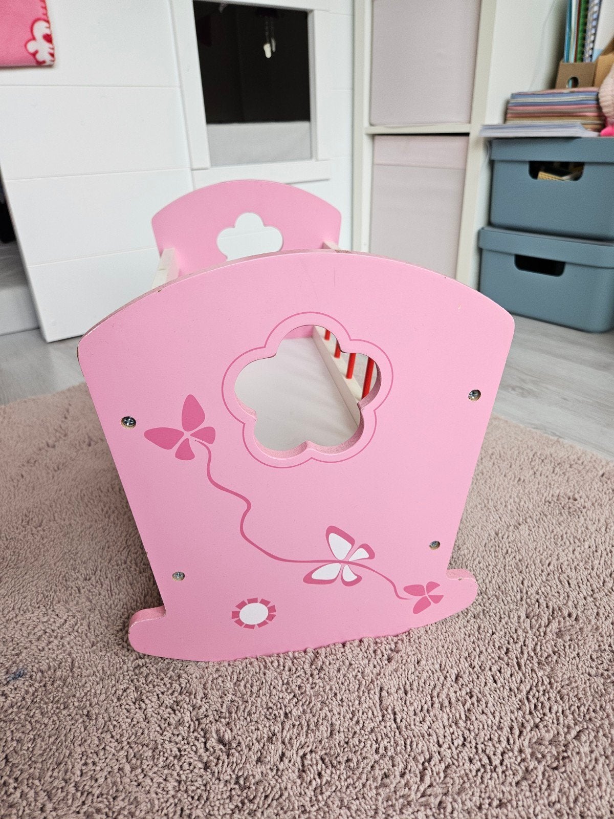 Houten poppenwiegje, Kinderen en Baby's, Ophalen, Poppenhuis