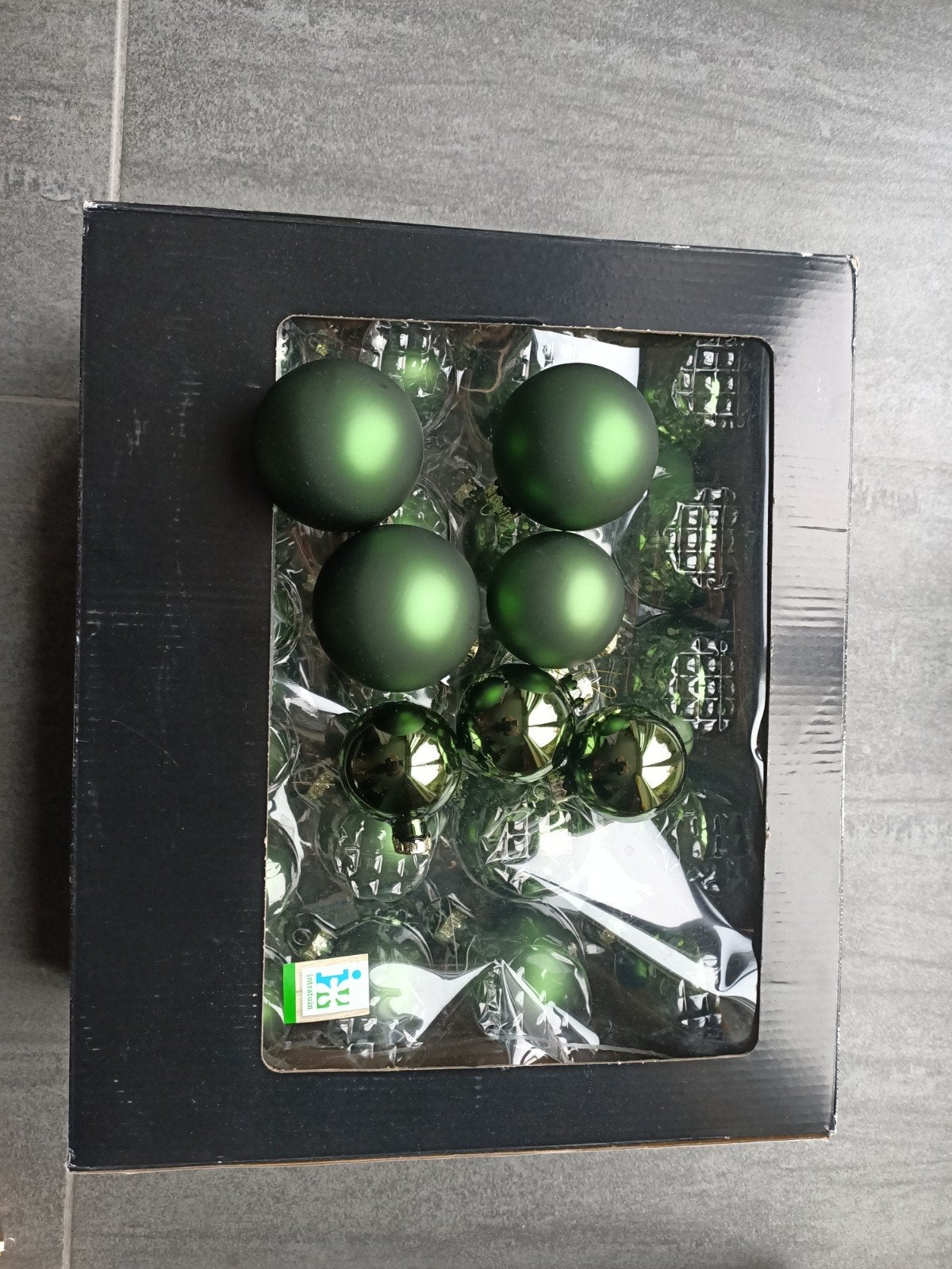 kerstballen groen glans mat van Intratuin, Diversen, Ophalen of Verzenden