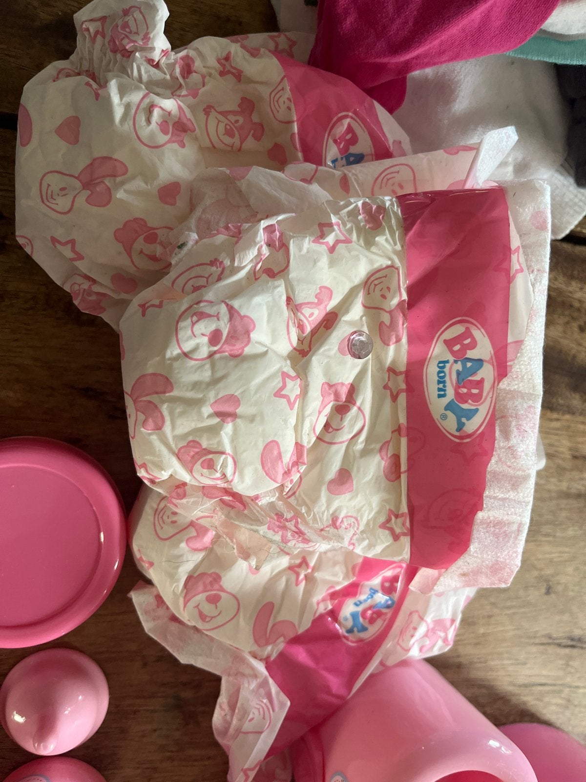 3 Baby Born luiers, Kinderen en Baby's, Ophalen of Verzenden, Gebruikt, Babypop